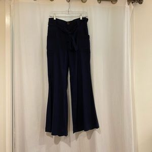Anthropologie Wide Leg Denim Pants